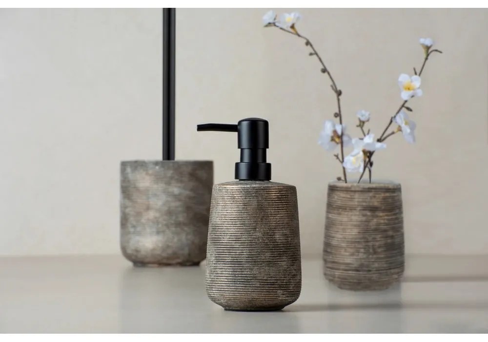 Кафяв керамичен комплект аксесоари за баня Fedio – Wenko