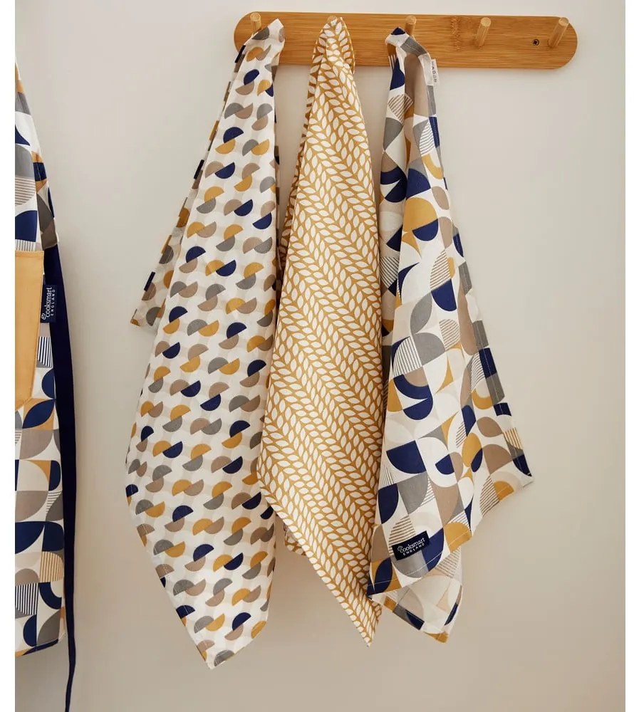 Памучни кърпи в комплект от 3 броя 45x65 cm Bauhaus - Cooksmart ®