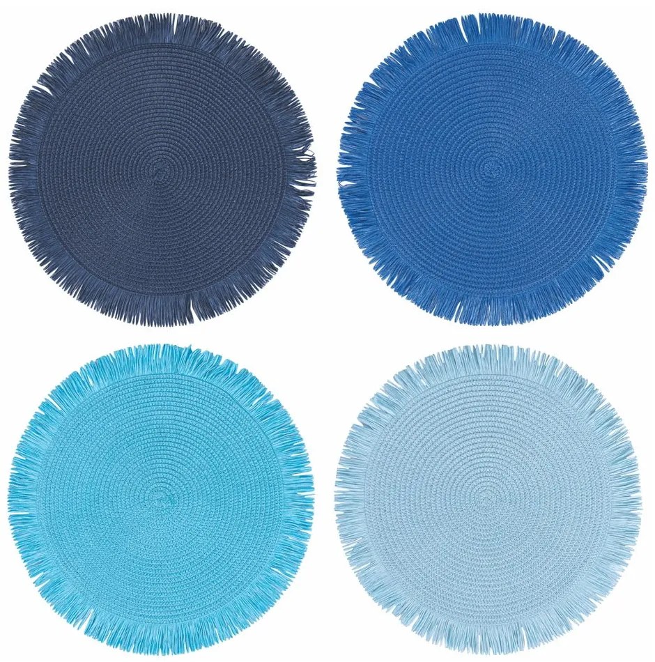 Хартиени подложки 4 броя ø 38 cm Shades of Ocean - VDE Tivoli 1996