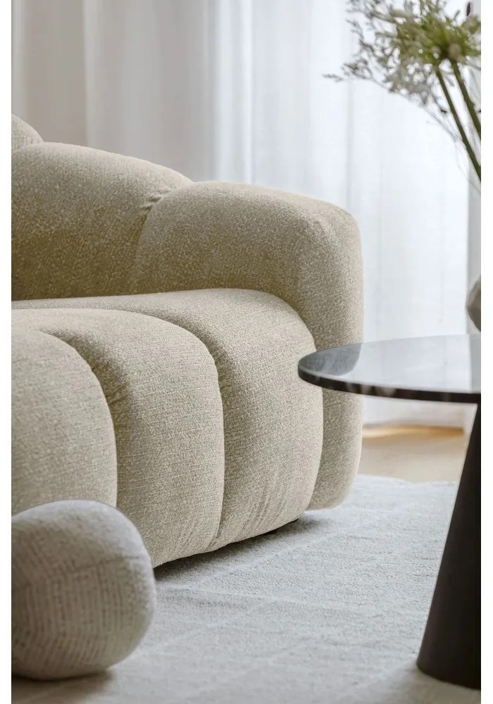 Бежов ъглов диван (десен ъгъл/L форма) Shell – Miuform