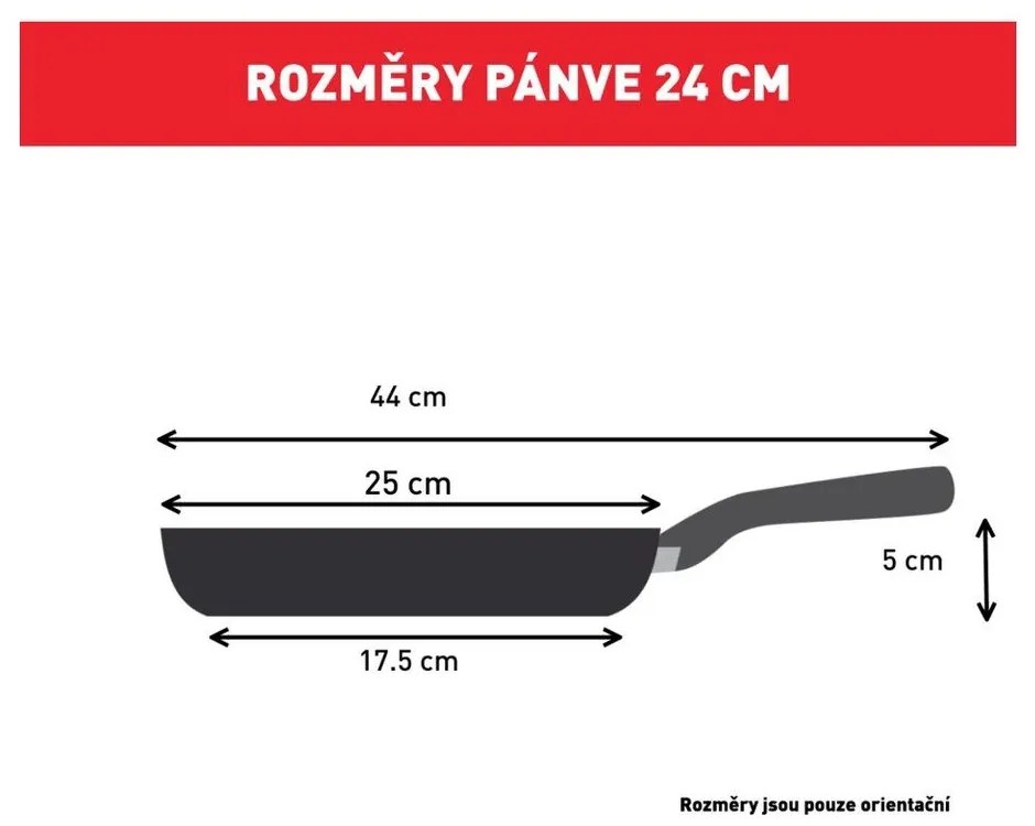 Тиган с незалепващо покритие от неръждаема стомана ø 24 cm Intuition B8170444 – Tefal