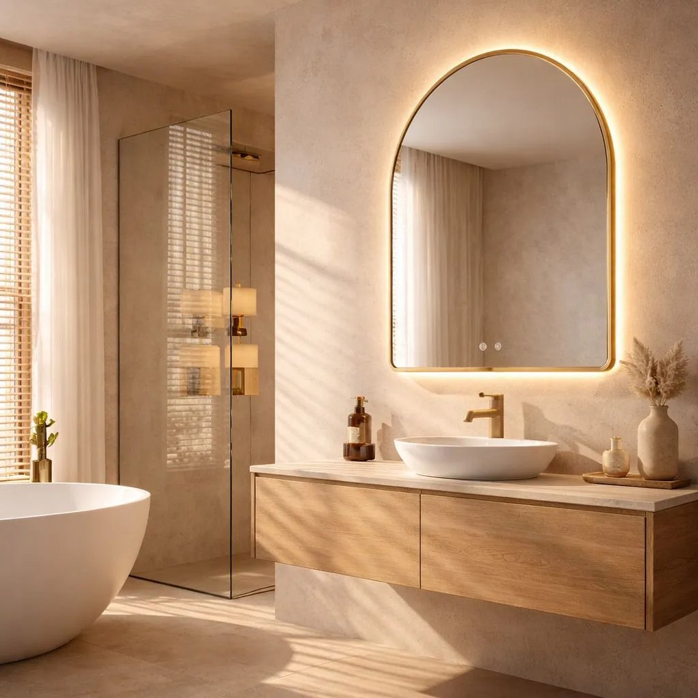 Огледало LED 80x60cm CAMLOT