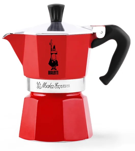 Bialetti - Кафеварка Мока Expresso Red 3Ч