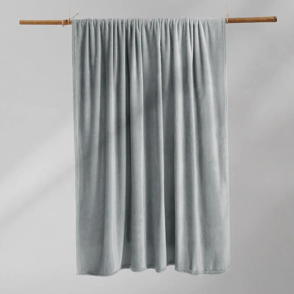 Светлосиво одеяло от микрофибър , 160 x 210 cm Mic - DecoKing
