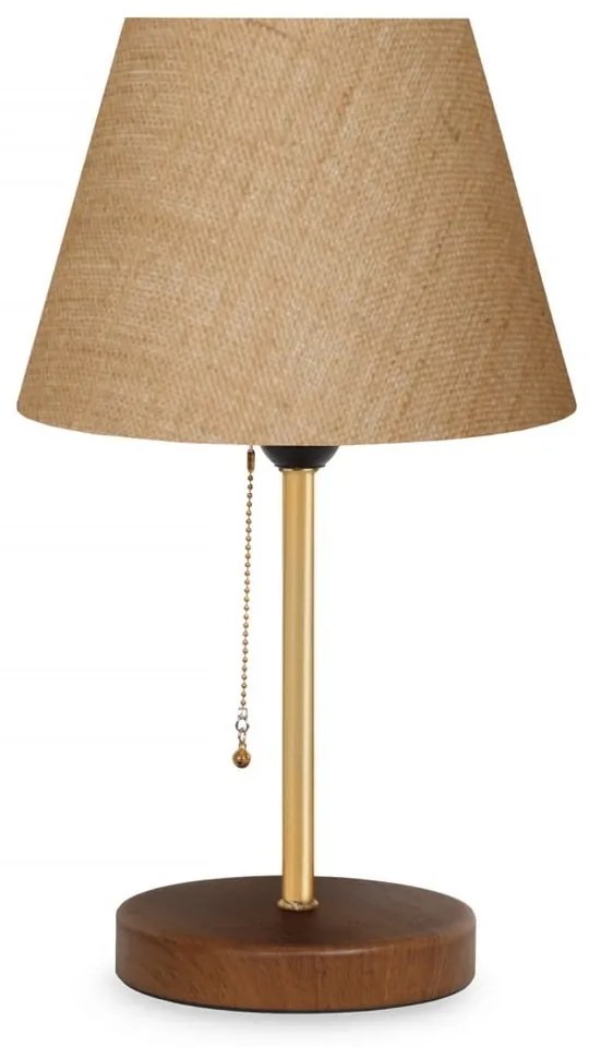 Бежова настолна лампа с текстилен абажур (височина 14 cm) Mardin – Opviq lights