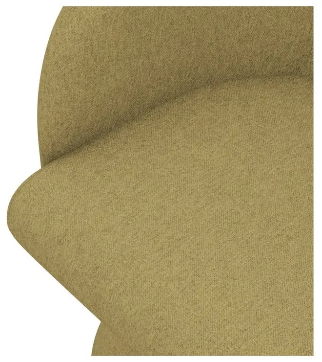 Тапициран трапезен стол в цвят горчица Kanoa – Makamii