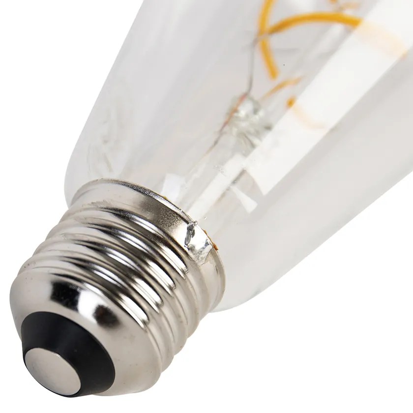 Комплект от 5 E27 LED крушки със спираловидна нишка ST64 5W 400 lm 2200K