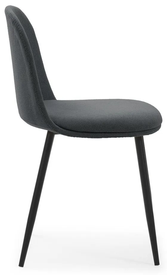 Тъмносиви трапезни столове в комплект от 4 бр. Malila – Marckeric