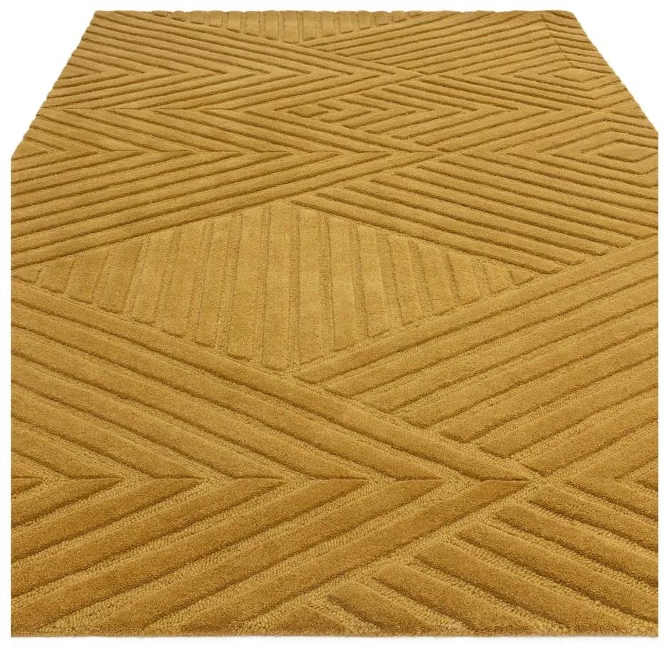Вълнен килим в цвят охра 160x230 cm Hague - Asiatic Carpets