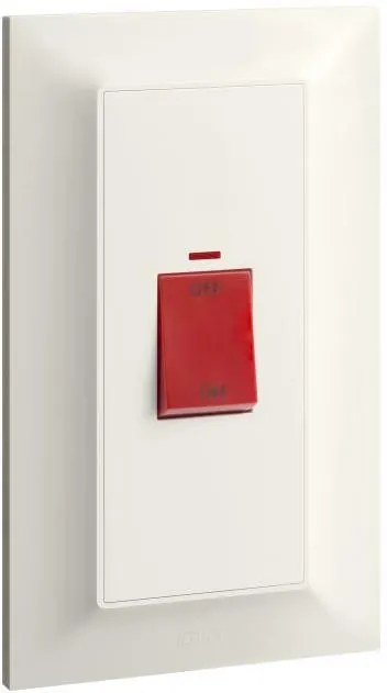 Legrand Бойлерен ключ 45А с индикация ГОЛЯМ цвят Крем Belanko S  - 617877