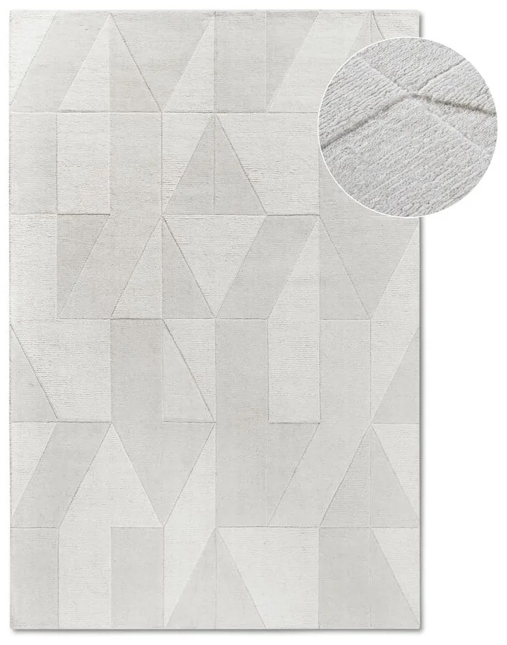 Кремав ръчно изработен вълнен килим 120x170 cm Ursule – Villeroy&amp;Boch