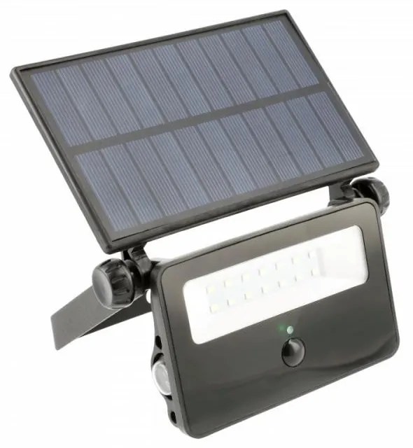 GTV LD-LUMOS10W-64 Соларен прожектор LUMOS, 10W, 850lm, 6400K, IP65, 120°