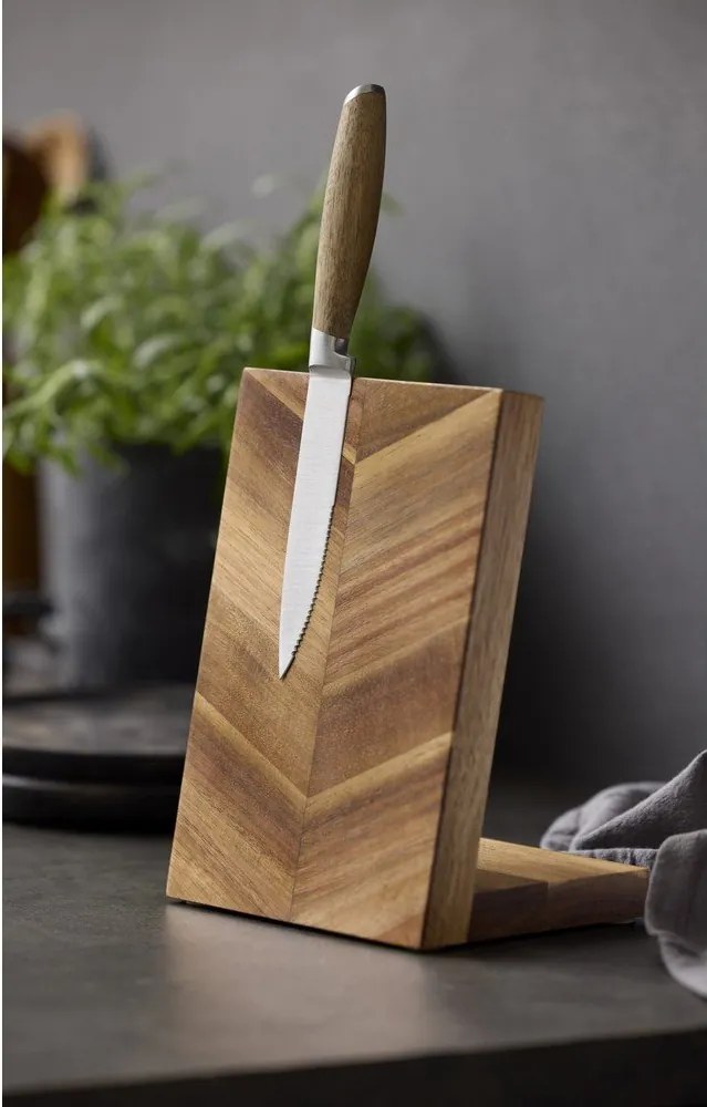 Дървена магнитна поставка за ножове – Holm