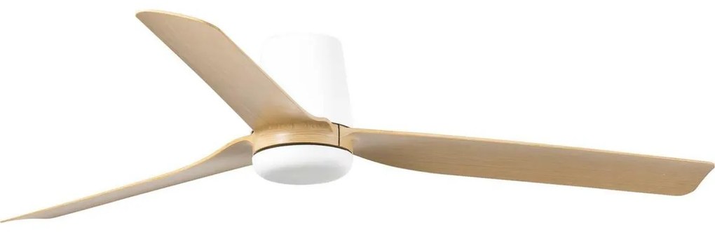 FARO 33829WT - Вентилатор за таван PUNT TUB M кафяв/бял Ø 132 см WT + д.у.