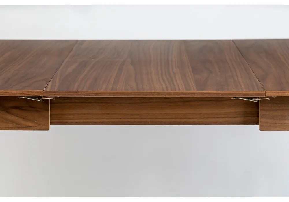 Сгъваема маса за хранене с плот от орехово дърво 80x120 cm Glimps - Zuiver