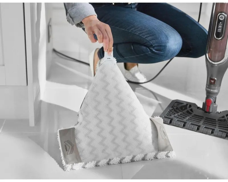 Парочистачка Shark S6003EU, 1200W, 0.35 л, 3 настройки, Технология Klick'n Flip, Steam Blaster, Dirt Grip подложки, Сив/Виолетов