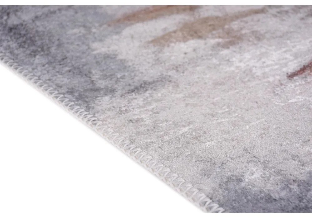 Пътека подходяща за пране в сиво и цвят слонова кост 80x200 cm Abstract Colors – Vitaus