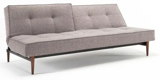 Сив диван-легло с дървена основа Innovation Splitback Mixed Dance Grey