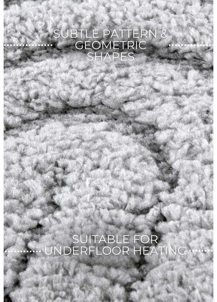 Светлосив кръгъл килим ø 160 cm Panglao New York Light Grey – Elle Decoration