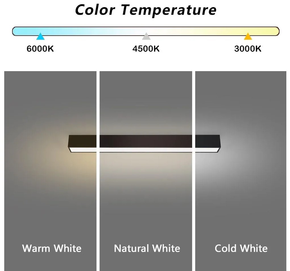 Immax NEO 07254L - LED димируемо осветително тяло LUNGO 20W/230V Wi-Fi Tuya черн