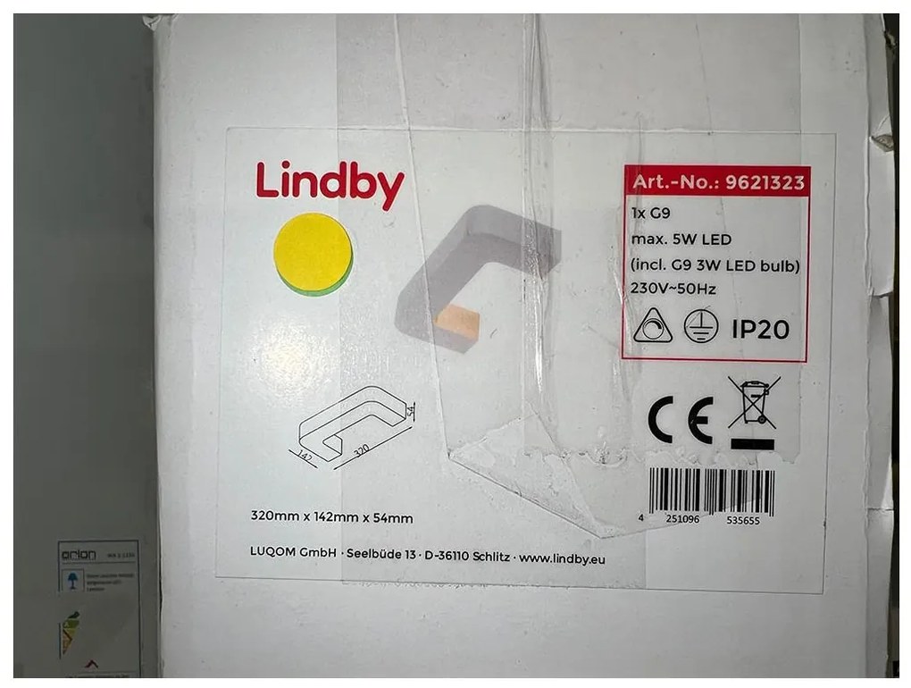 Lindby - LED Аплик JULIKA 1xG9/5W/230V