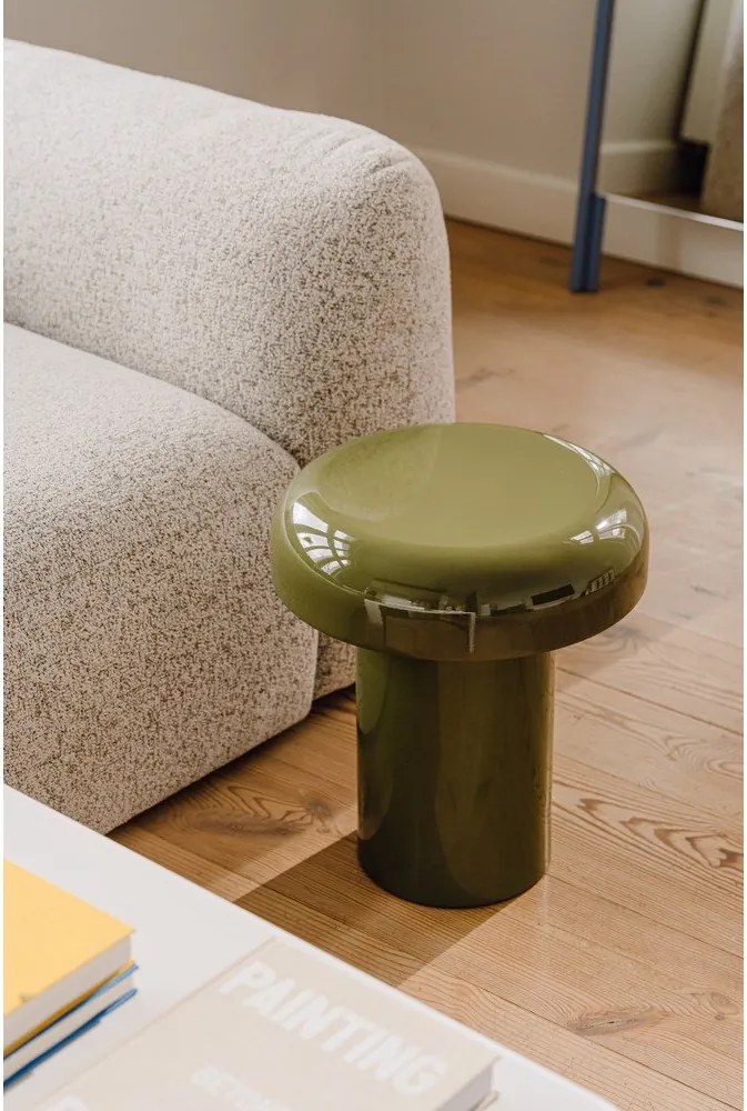 Стоманена кръгла странична масичка ø 40 cm Miko – noo.ma