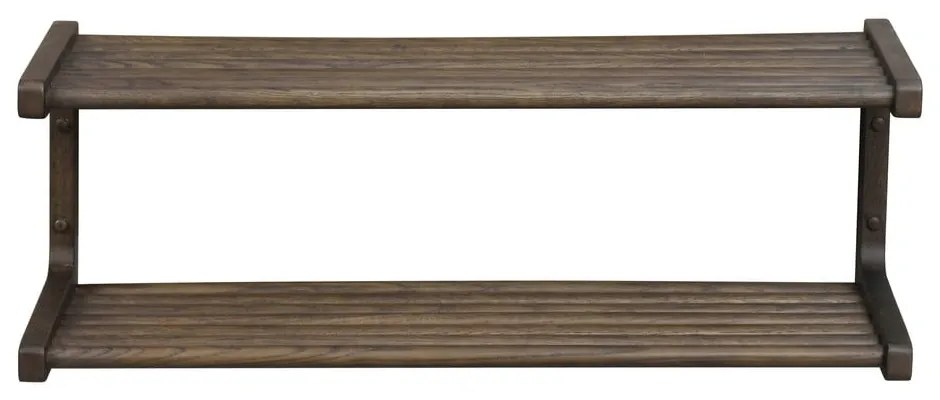 Тъмнокафяв висящ шкаф за обувки от дъбова дървесина Inverness - Rowico