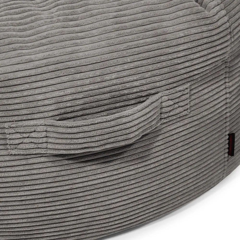 Пуф от рипсено кадифе в цвят мента Roll 105 – SLOWDOWN