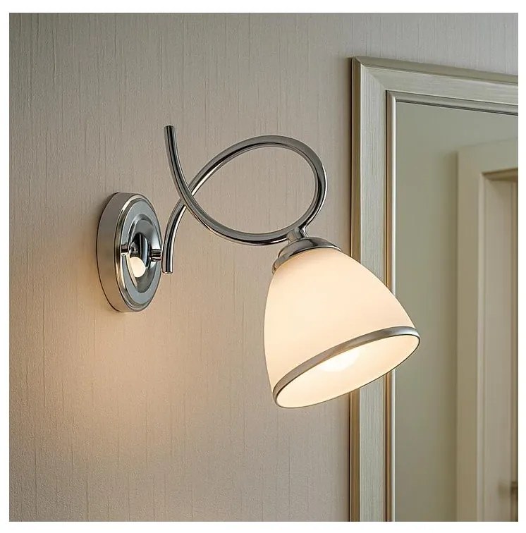 Brilagi - Стенна лампа FRED 1xE27/60W/230V, полирано хромово покритие