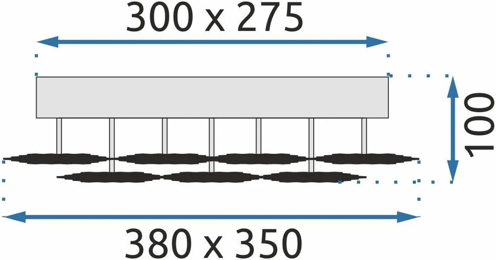 Плафон LED MS015-C Chrome