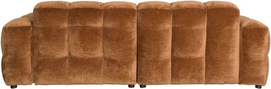 Кафяв кадифен модулен диван 264 cm Hackman – Dutchbone