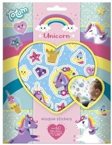 Totum - Декорирай сам - Със стикери за стъкло Еднорог