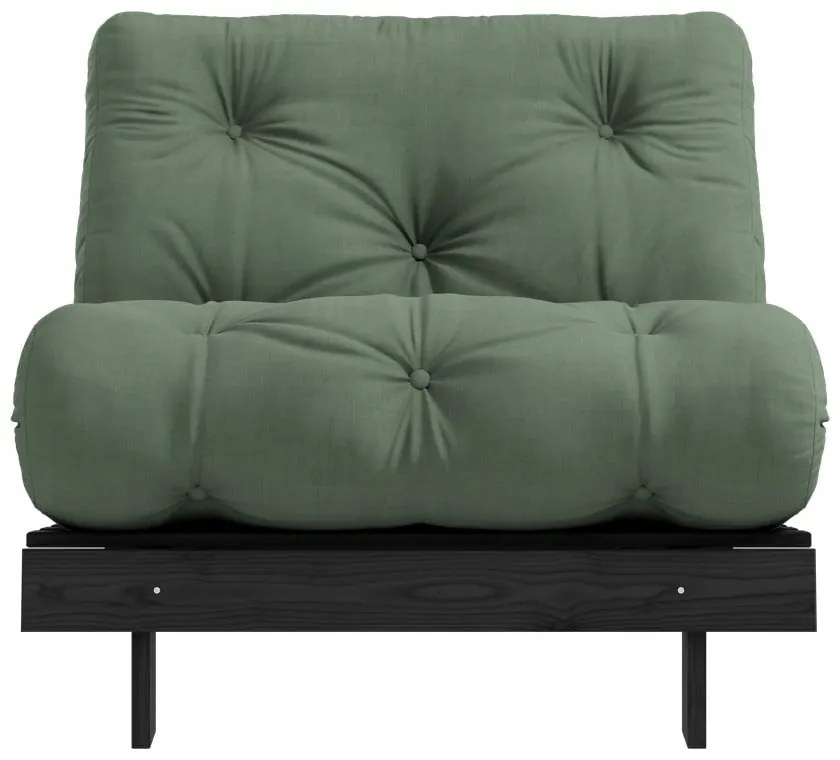 Зелено кресло Roots Black Night – Karup Design