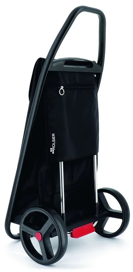 Пазарска чанта на колелца 53 l Com Tweed Polar Black Tube – Rolser