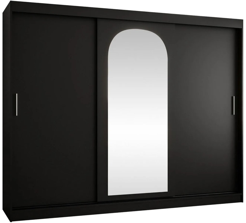 Гардероб Selfie 250 плъзгащ-Черно