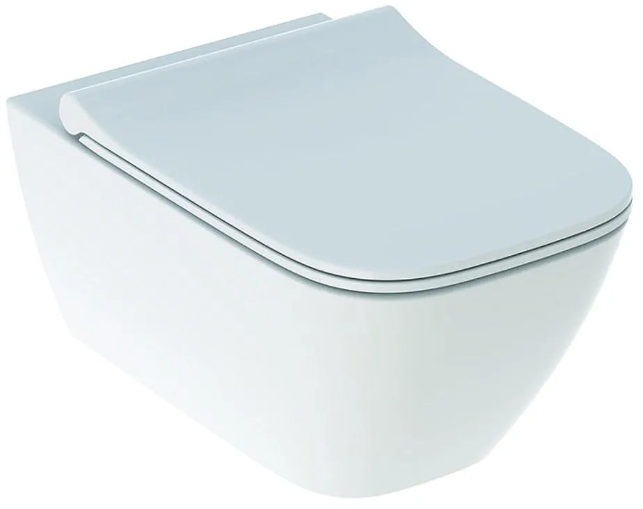 Окачена тоалетна чиния с капак "слим", 500.685.01.1, Geberit Smyle