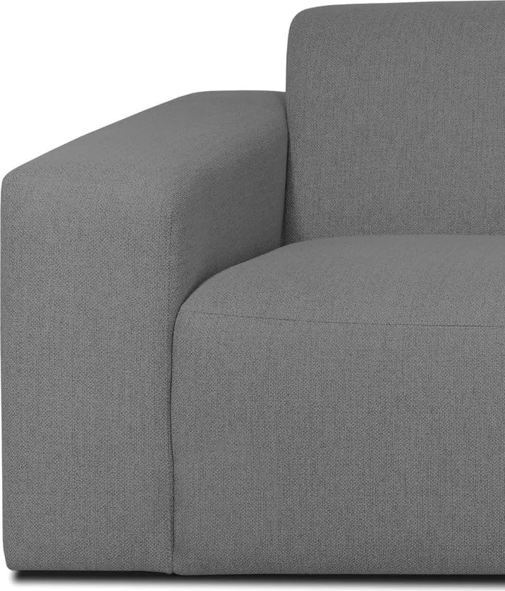 Сив ъглов диван (десен ъгъл) Roxy - Scandic