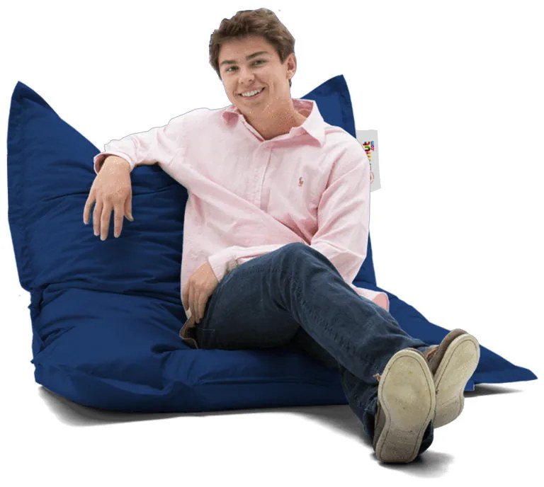 Градински пуф Cushion Pouf 100x100, цвят Тъмно син