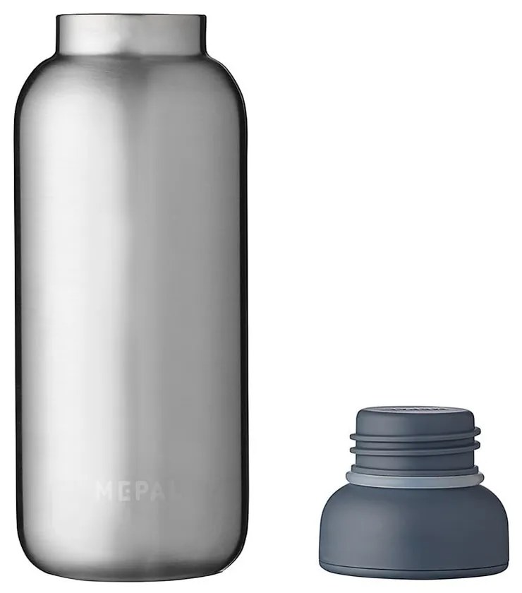 Бутилка от неръждаема стомана в сребрист цвят 350 ml Natural brushed – Mepal