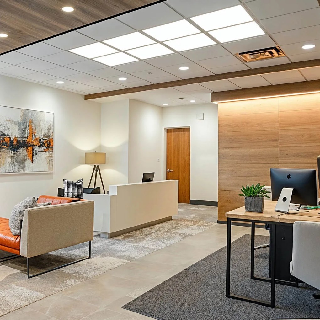 Таванна лампа бяла с LED и димер с дистанционно управление - Liv