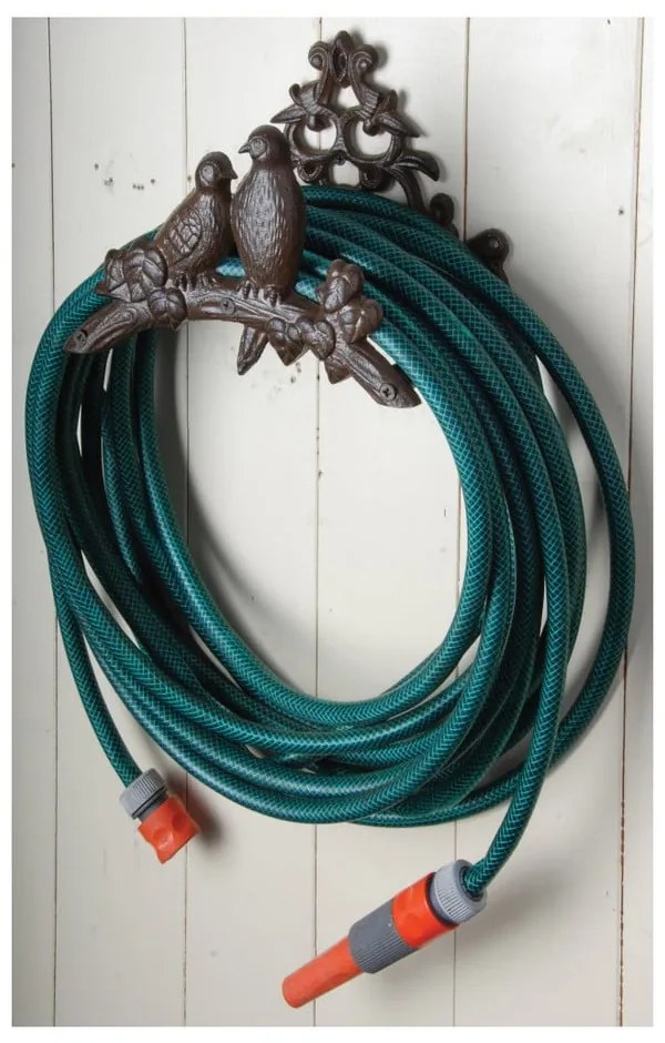 Монтиран на стената чугунен държач за градински маркуч - Esschert Design