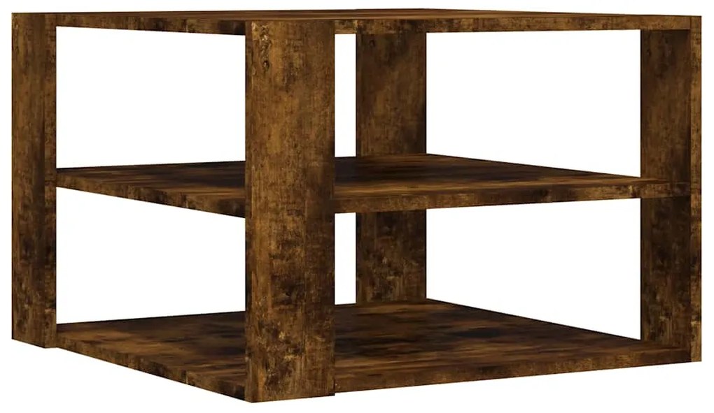 834254 vidaXL Кафе маса, дъб сонома, 58x58x40 см, инженерно дърво