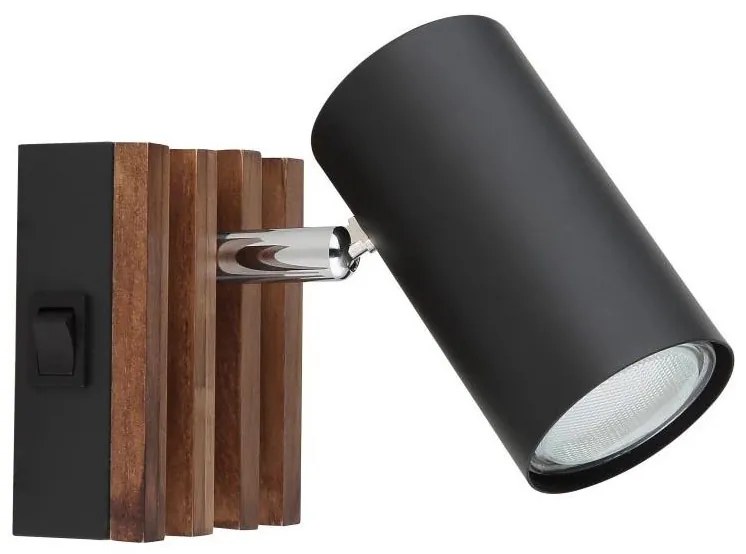 Globo 57909-1 - Спот аплик KAYDEN 1xGU10/25W/230V черен