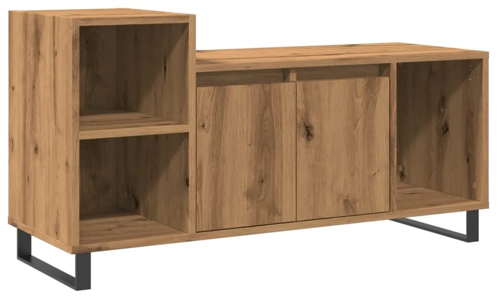 857457 vidaXL ТВ шкаф, дъб артизан, 100x35x55 см, инженерно дърво