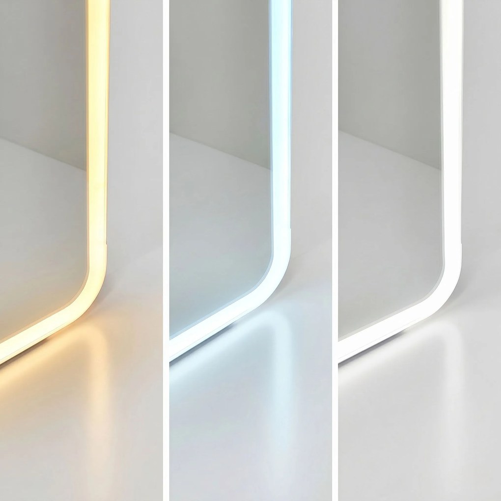 Огледало LED Classico 60x170cm Brush Gold