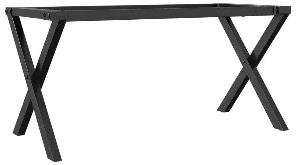 357900 vidaXL Крака за кафе маса, X-рамка, 80x40x43 см, стомана