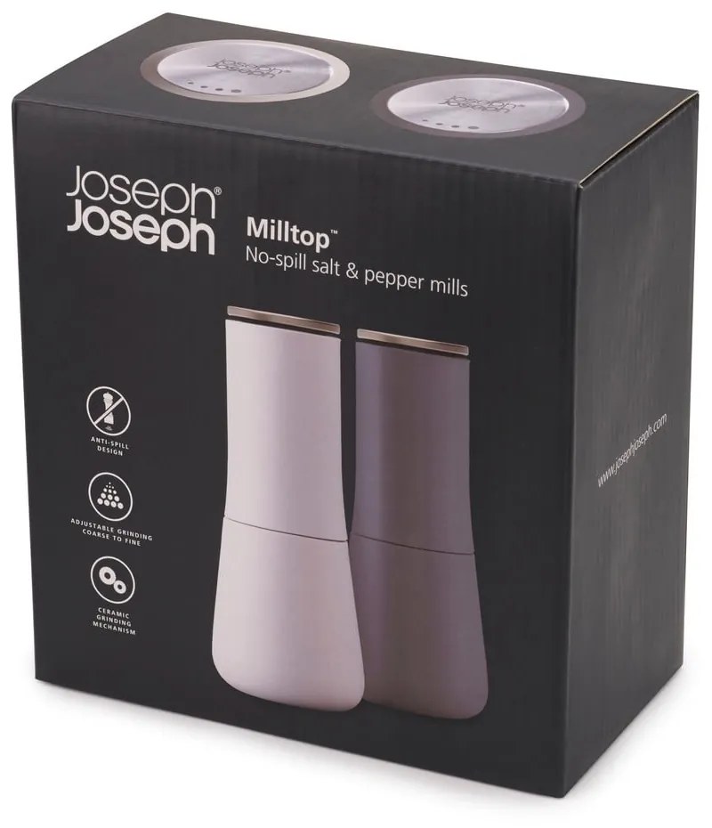 Комплект от 2 мелнички за пипер и сол Milltop Milltop™ - Joseph Joseph