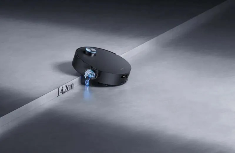 Прахосмукачка робот Dreame Aqua 10 Ultra Track RLR81CE-BK, 25000 Pa, 200 мин, 3.5/4 л, Сухо/мокро, AI камери, VersaLift DToF, Автоматично почистване на моп при 100°C, Черен