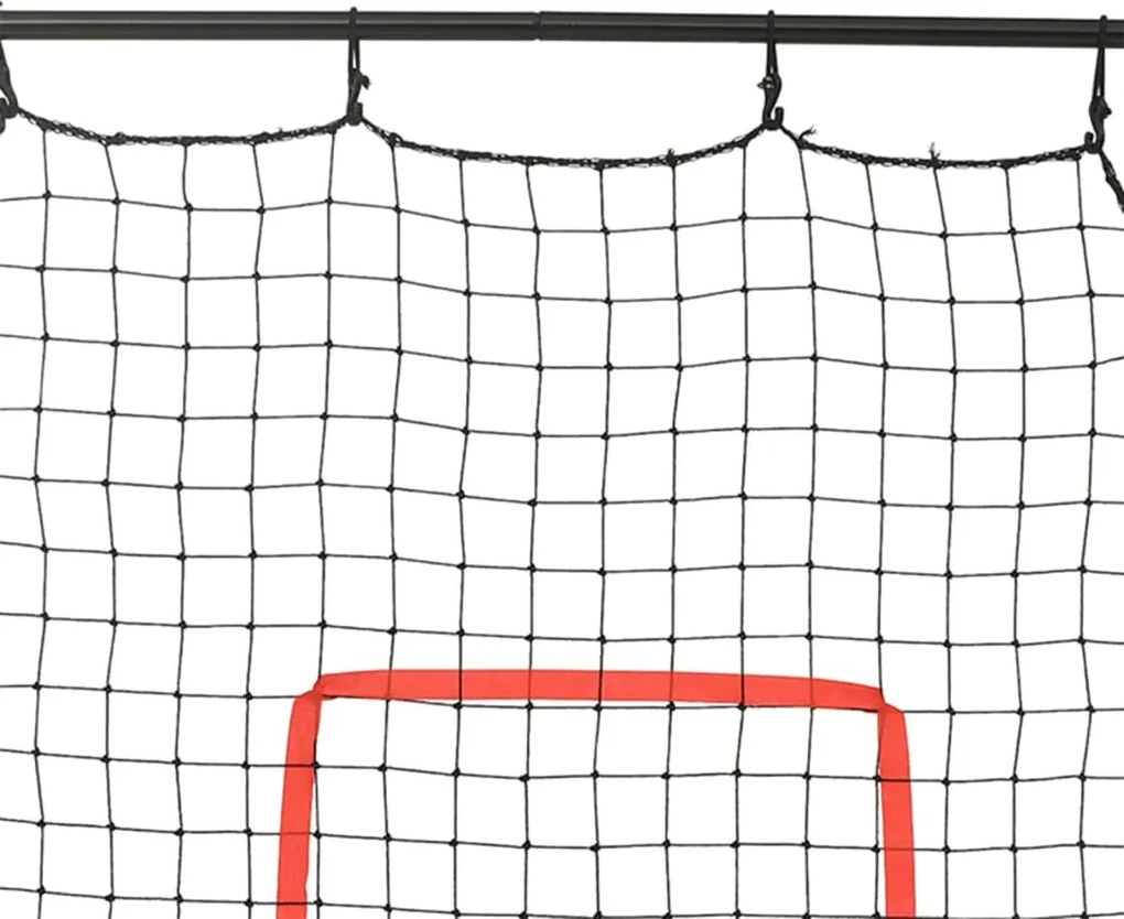 Тренировъчна рикошетна мрежа за софтбол, 88x79x137 см, стомана