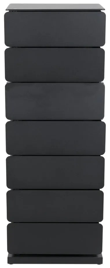 Черен метален скрин 37x98,5 cm Joey - Spinder Design